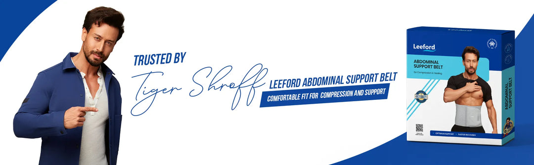 leeford abdominal support belt is trusted by tiger shroff