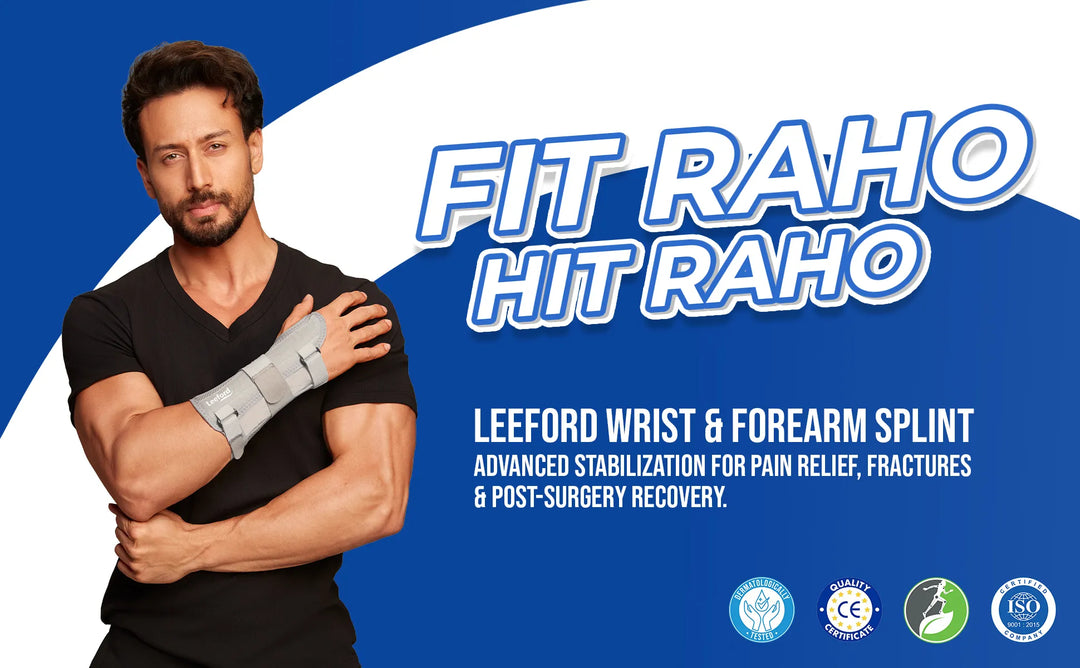 leeford wrist and forearm splint provides advance stabilisation for pain n fractures