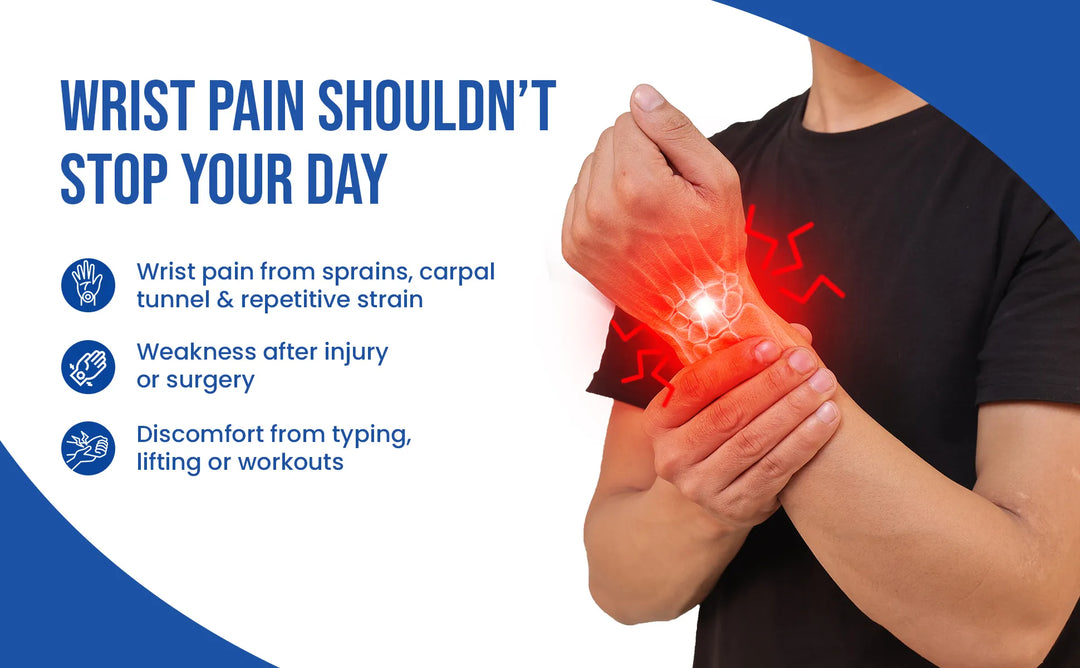 wrist pain from prains carpel tunnel n repetitive strain