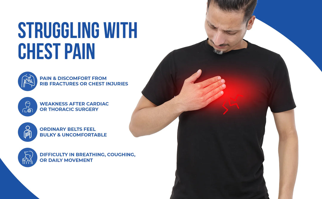 struggling with chest pain reasons like weakness after cardiac surgery