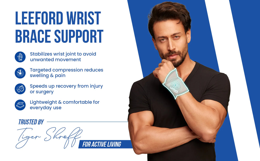 leeford wrist brace stabilizes wrist joints speeds up recovery from injury or surgery