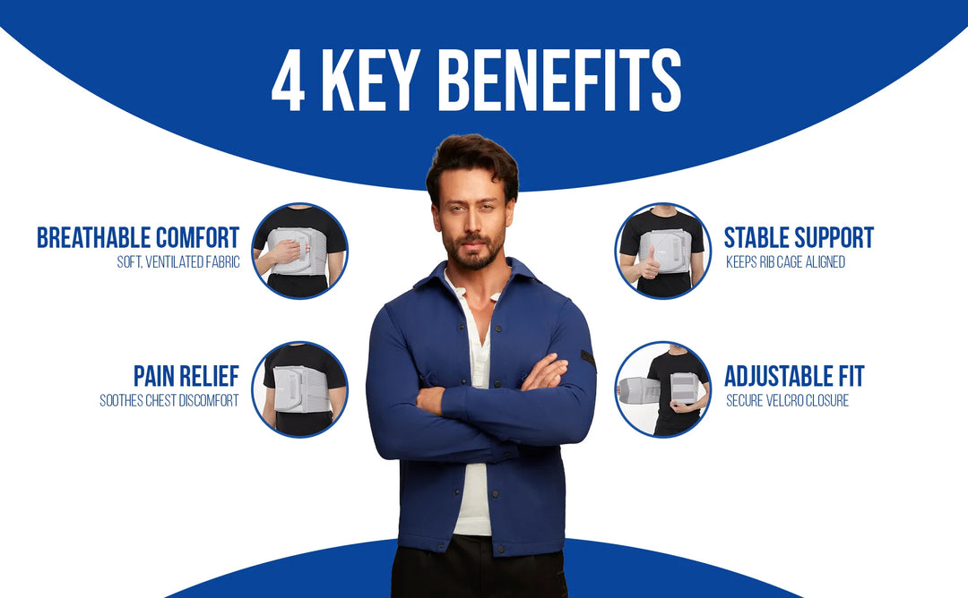 chest binder four key benefits breathable comfort stable support pain relief 