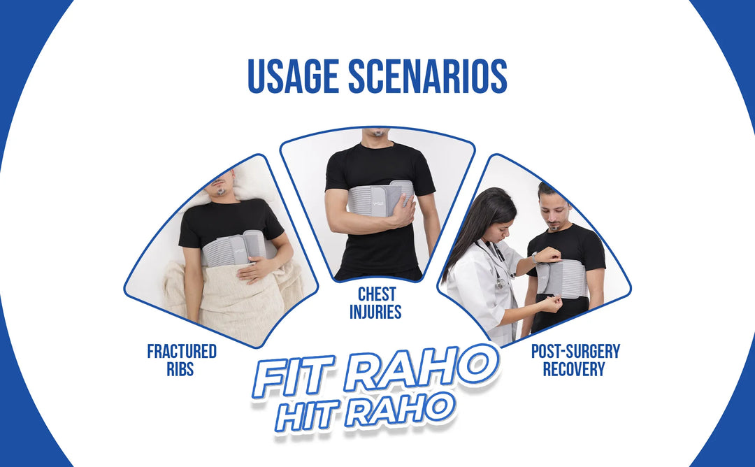 leeford rib belt usage scenarios like fractured ribs chest injuries