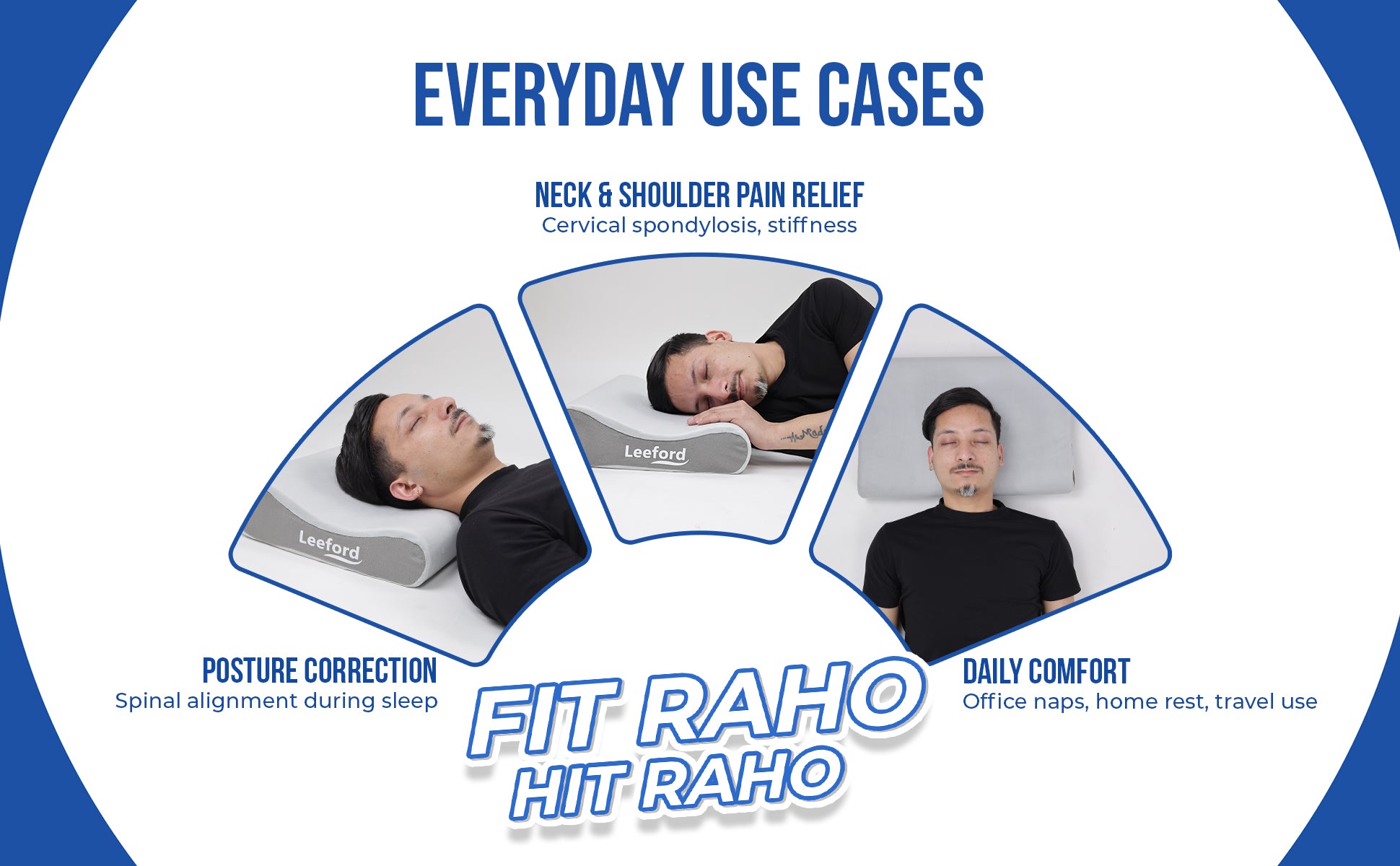 leeford cervical pillow everyday use cases