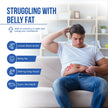 belly fat problems like lower back strain sitting long hours
