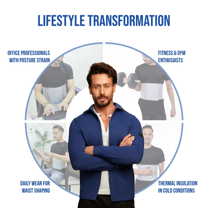 leeford abs wrap for office professionals daily wear for waist shaping