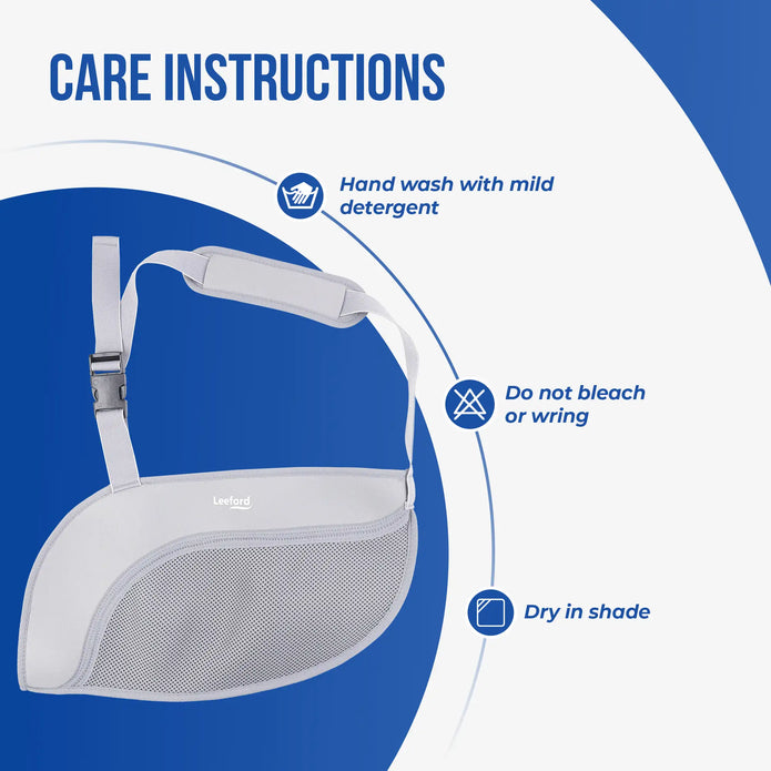arm sling baggy care instructions