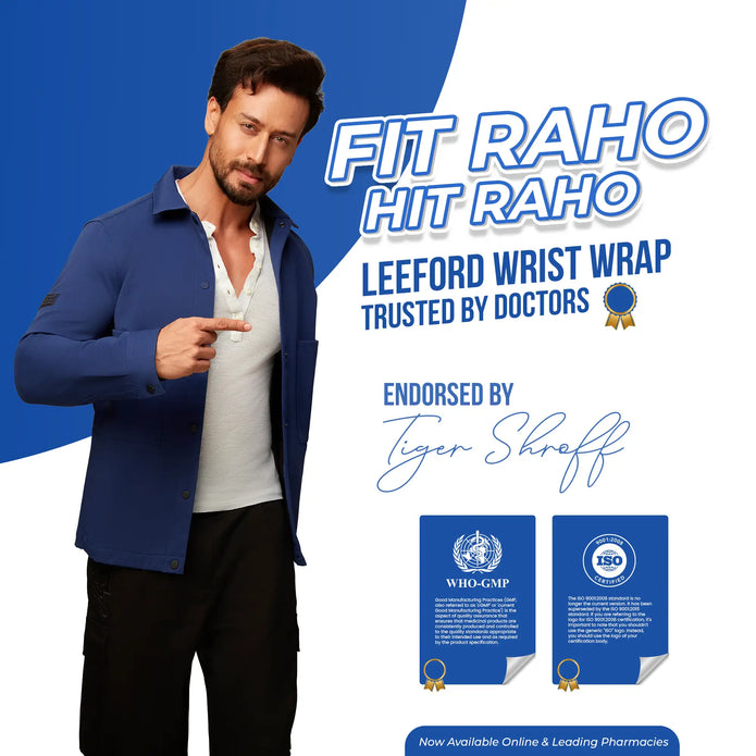 stay fit with leeford wrist wrap
