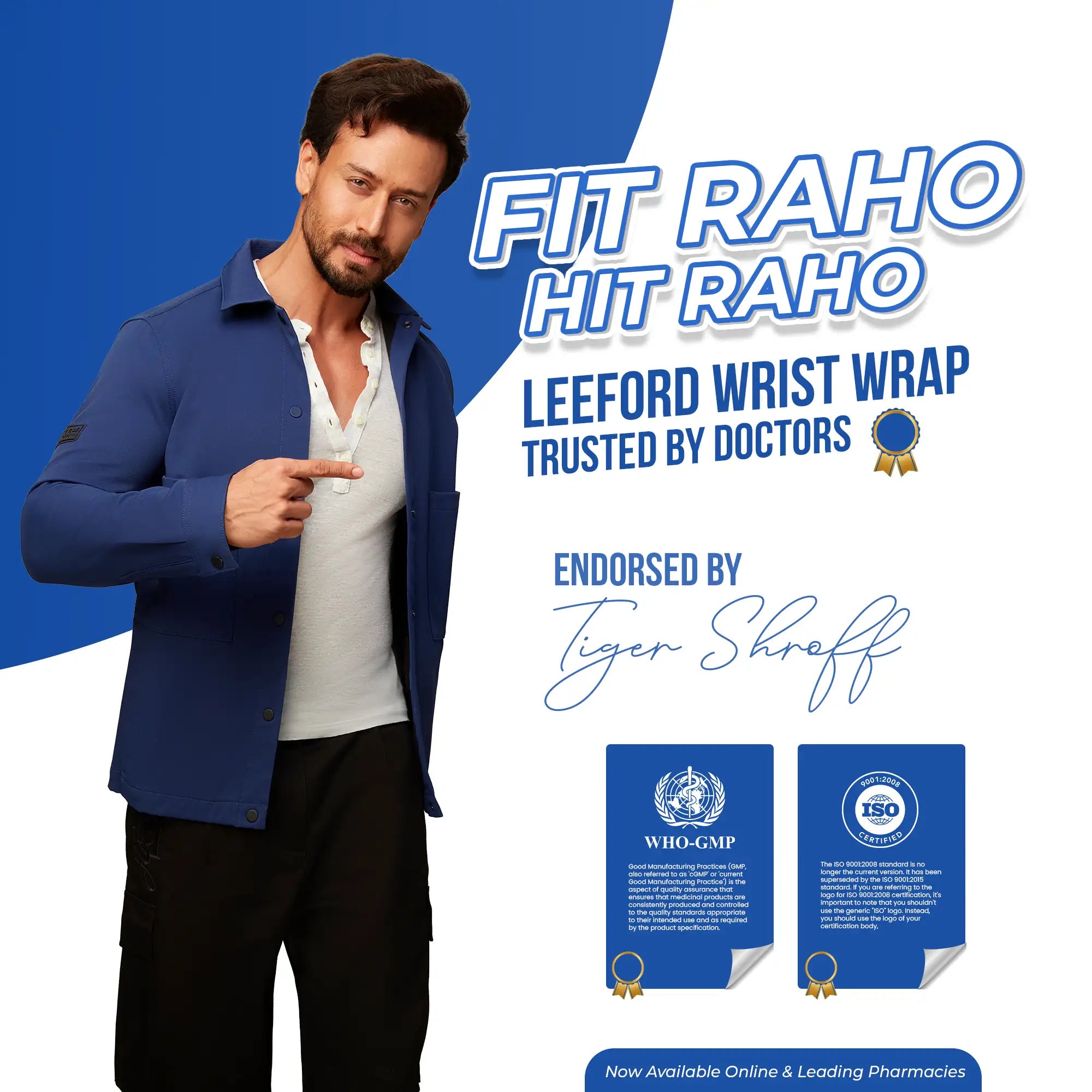 stay fit with leeford wrist wrap