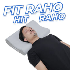 Contoured Cervical Pillow | PU Foam for Neck Stiffness, Spondylosis