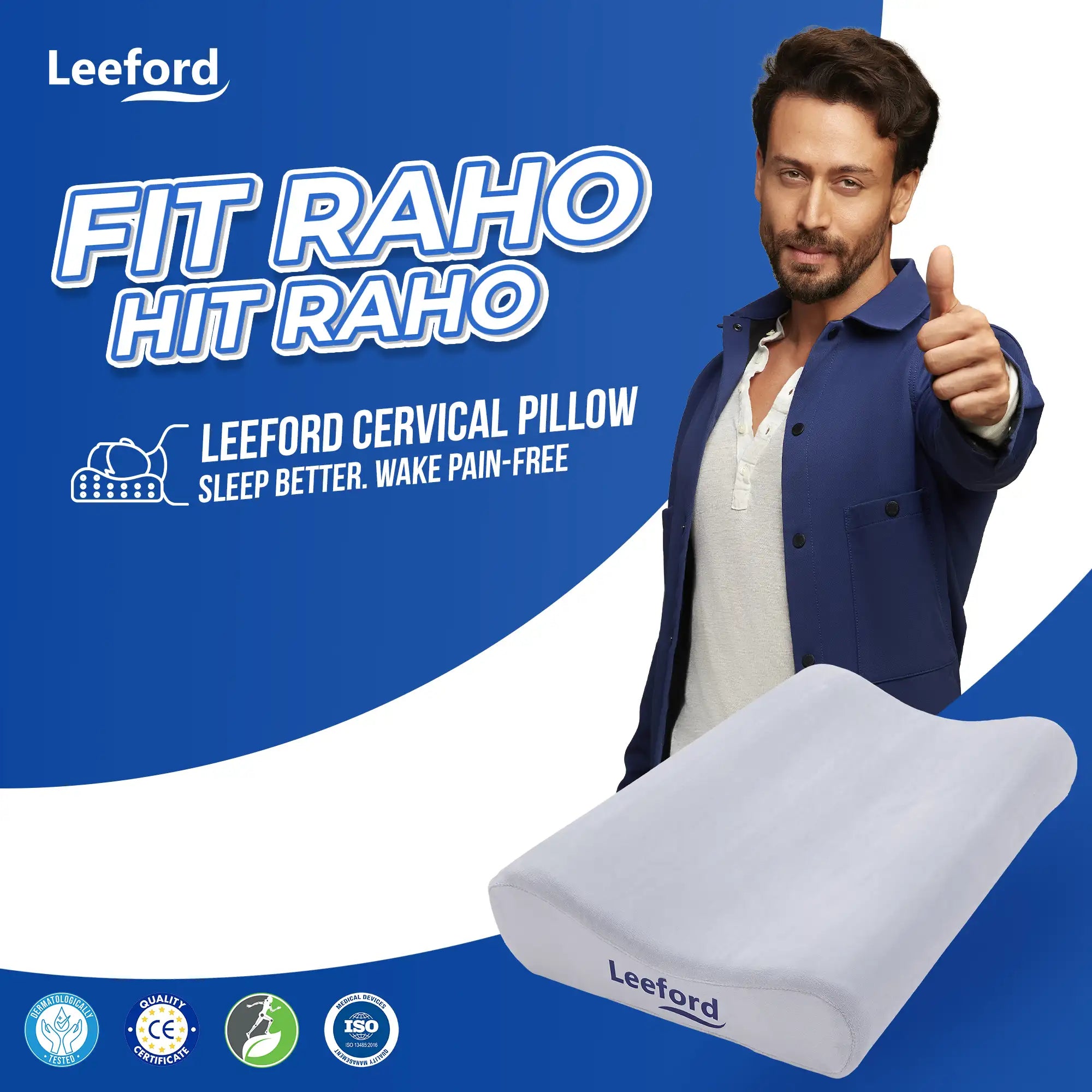 stay fit with leeford cervical pillow