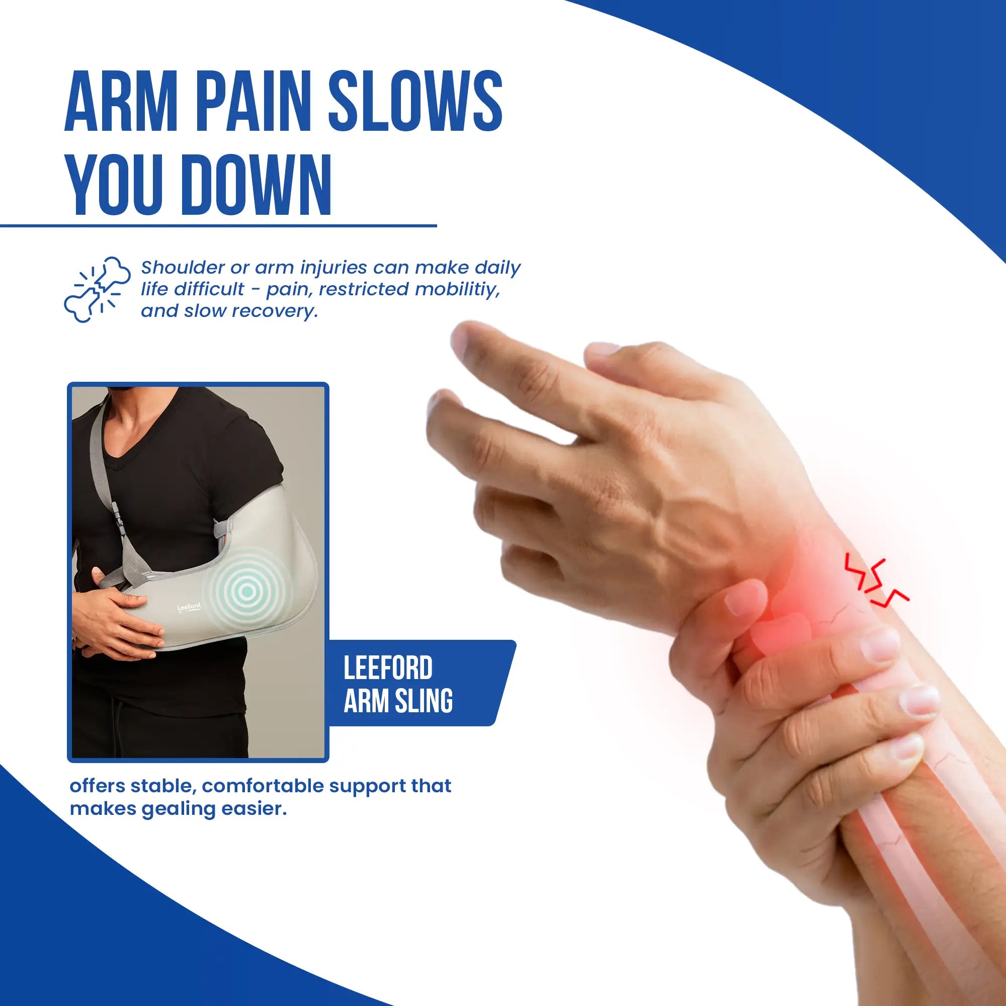 arm sling helps in arm pain