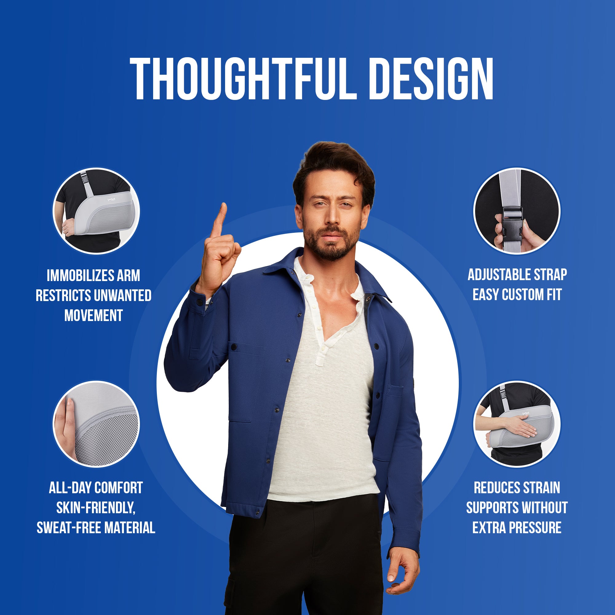 arm sling pouch design features