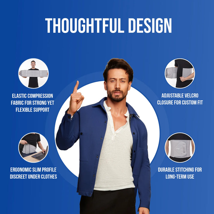 leeford abdominal belt deisgn features like ealstic conmpression durable stiching