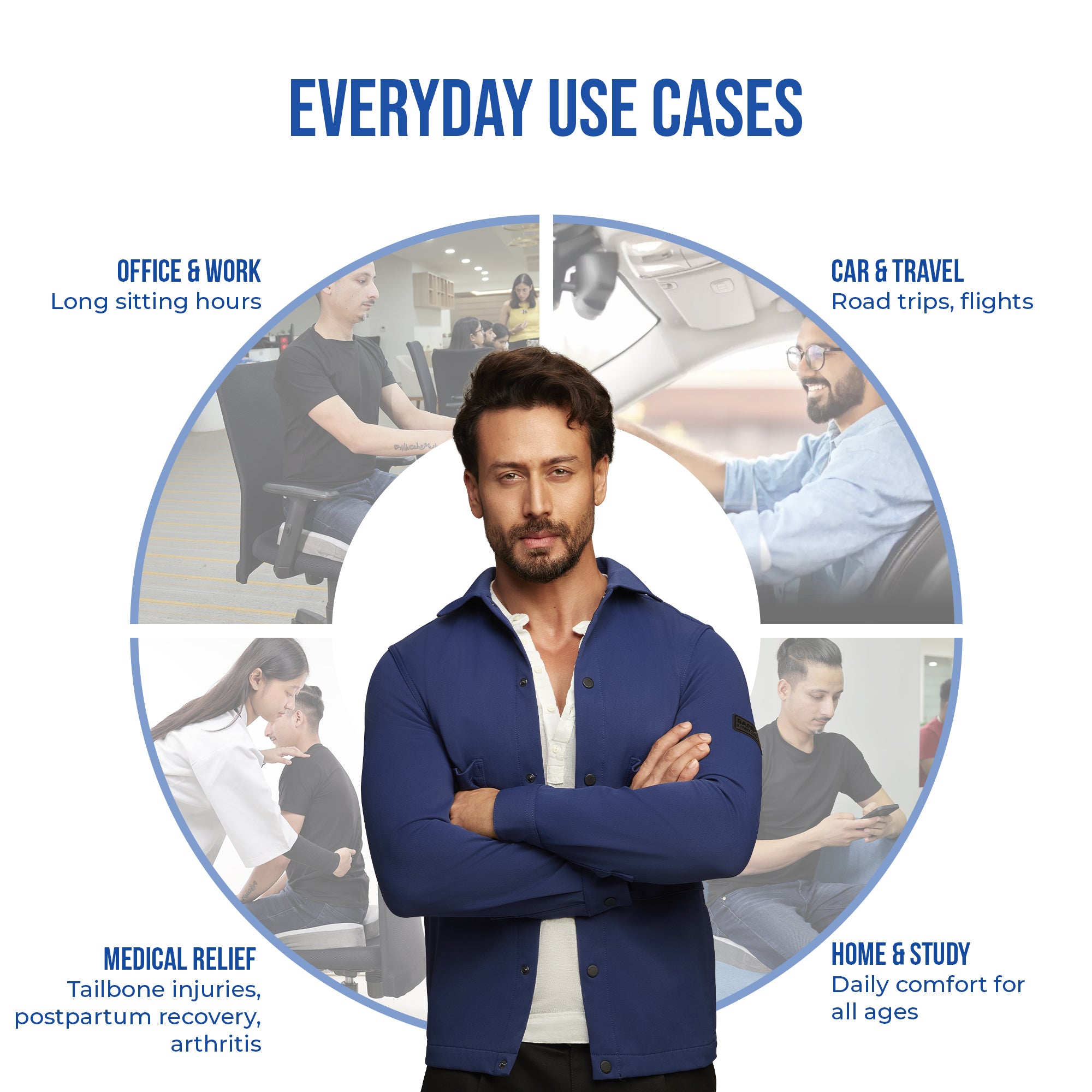 coccyx seat everyday use cases