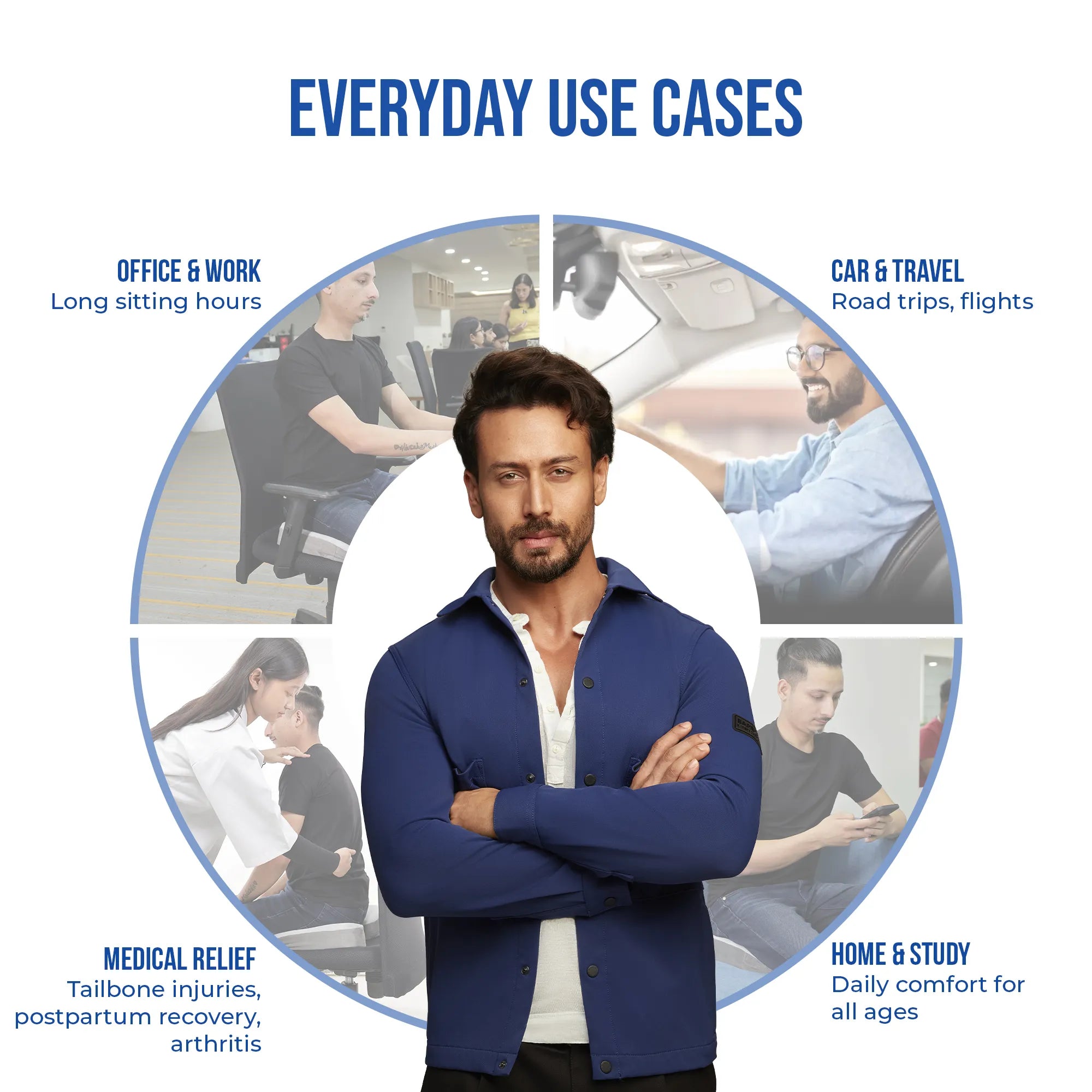 coccyx seat for tailbone everyday use cases 