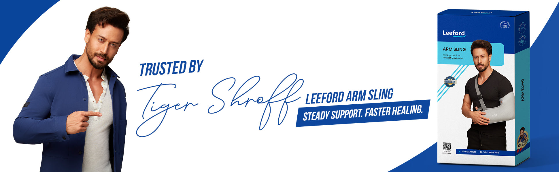 arm sling trusted by tiger shroff