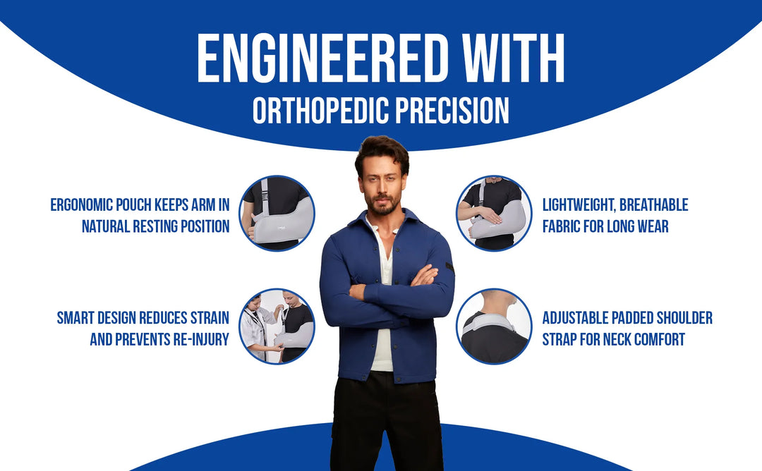 leeford arm sling is engineered with orthopedic precision