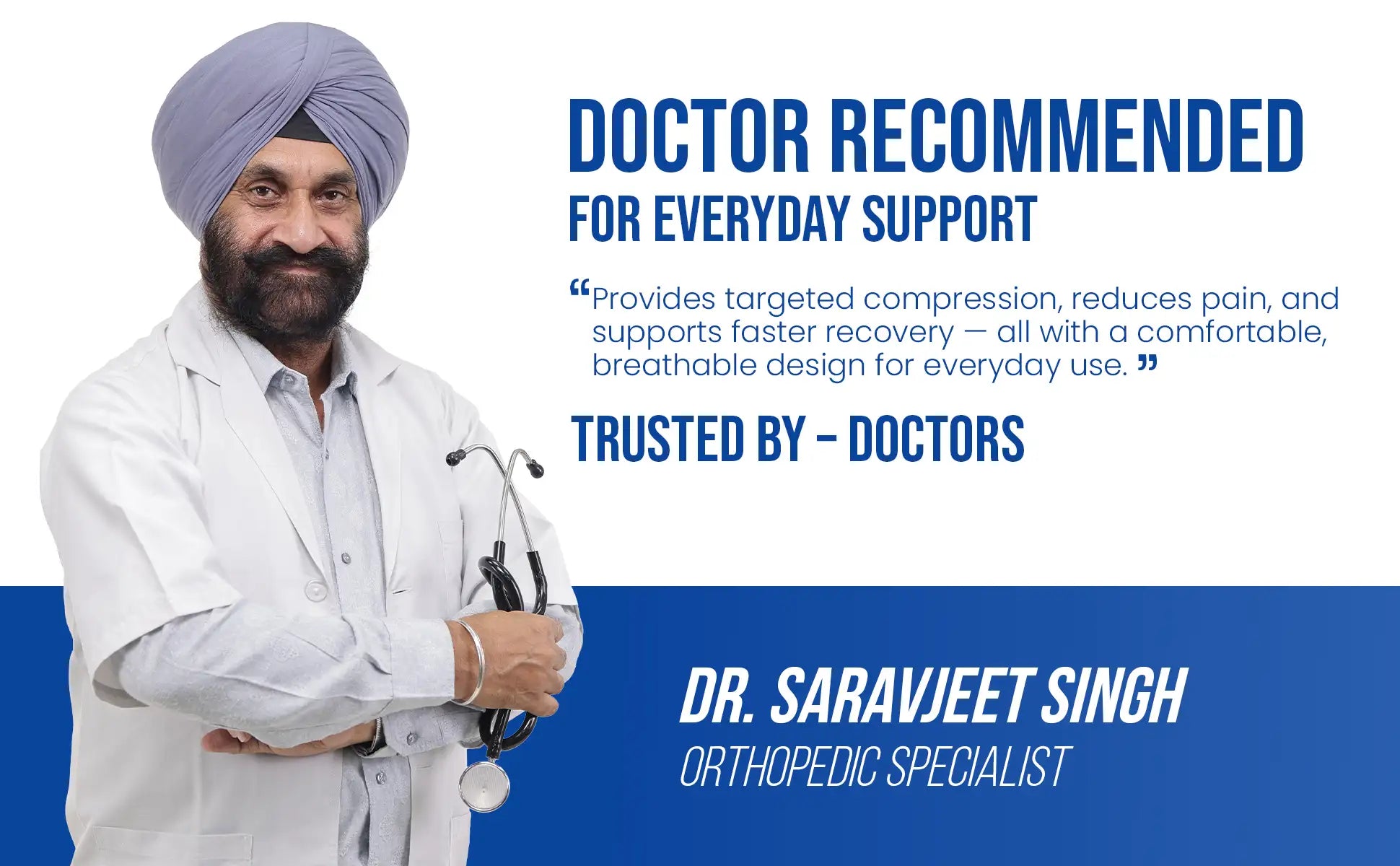 dr sarajeet singh suggest thumb splint ortho products