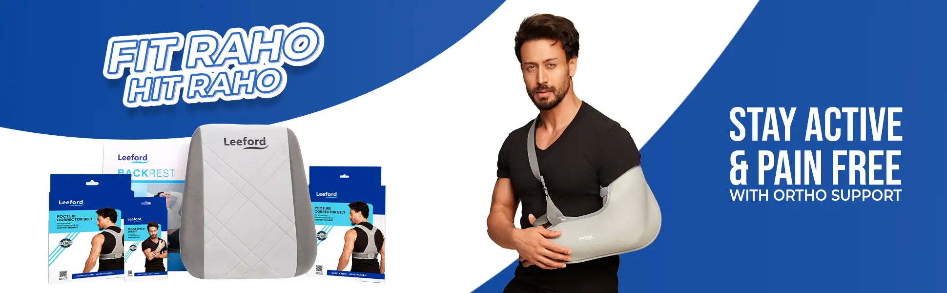stay active and pain free with Leeford Arm sling
