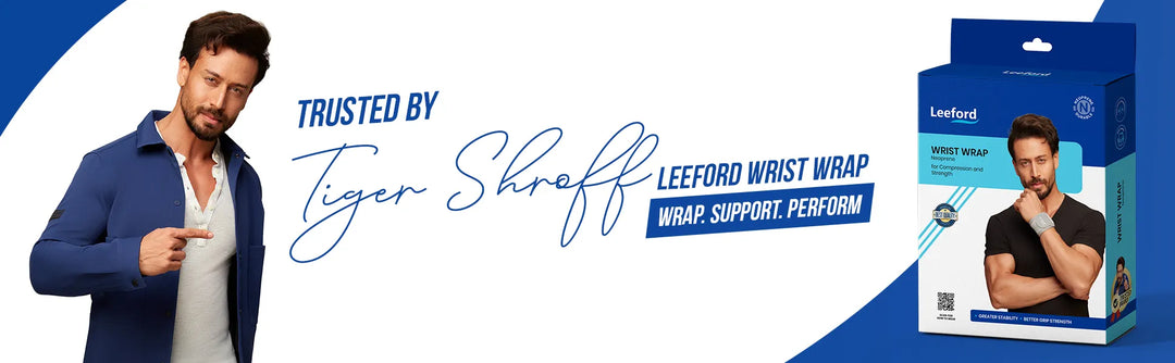leeford wrist wrap trusted by tiger shroff
