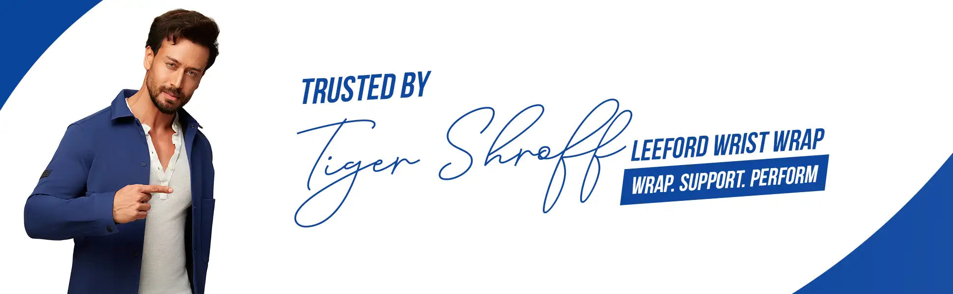 Leeford wrist wraps trusted by tiger shroff