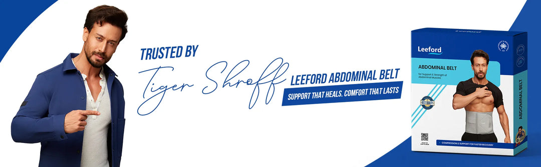 leeford abdominal belt is trusted by tiger shroff