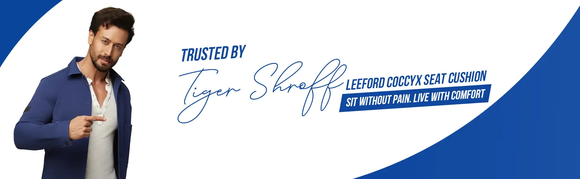 coccyx seat trusted by tiger shroff