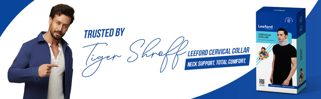 cervical collar trusted by tiger shroff