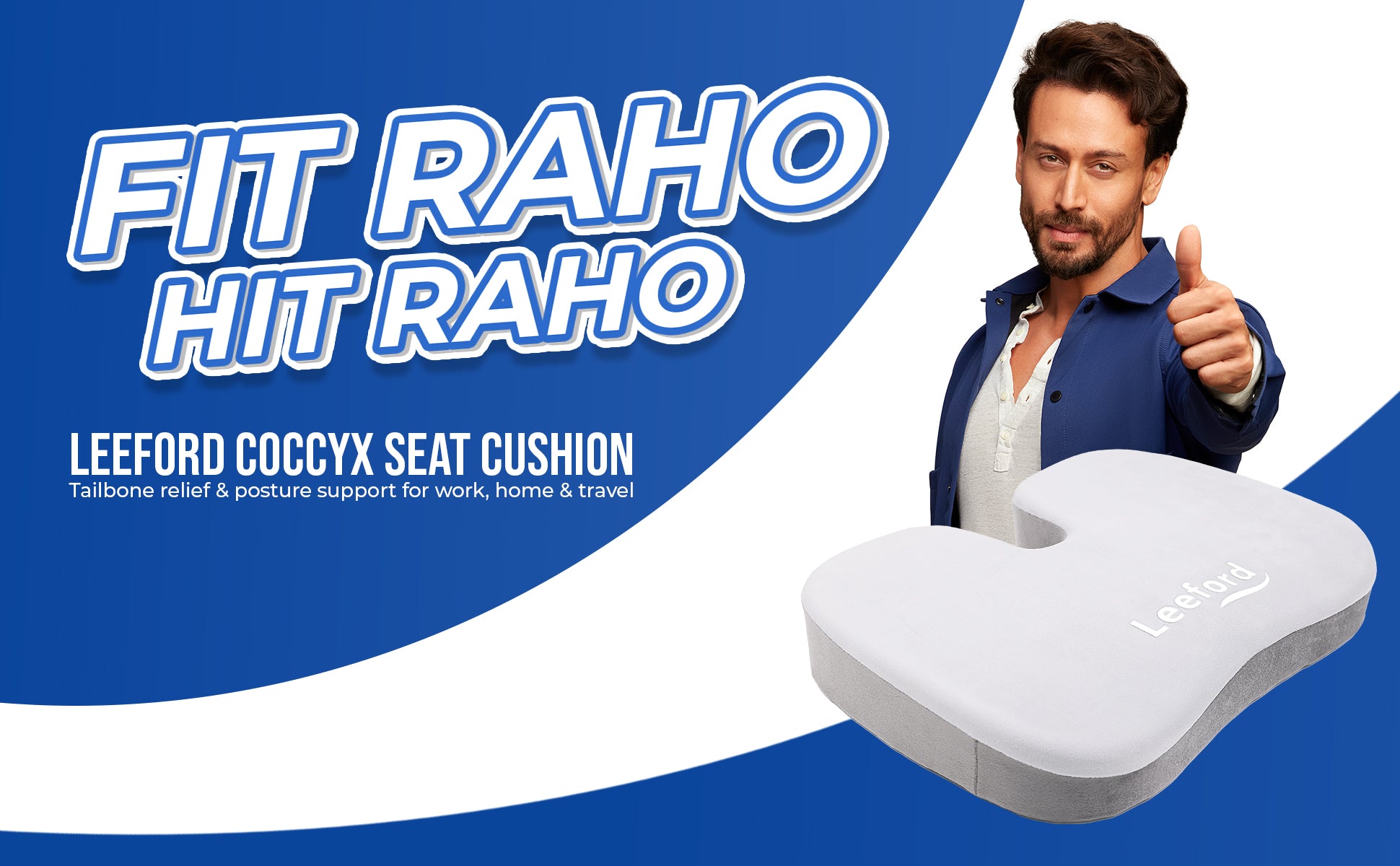 stay fit with coccyx seat