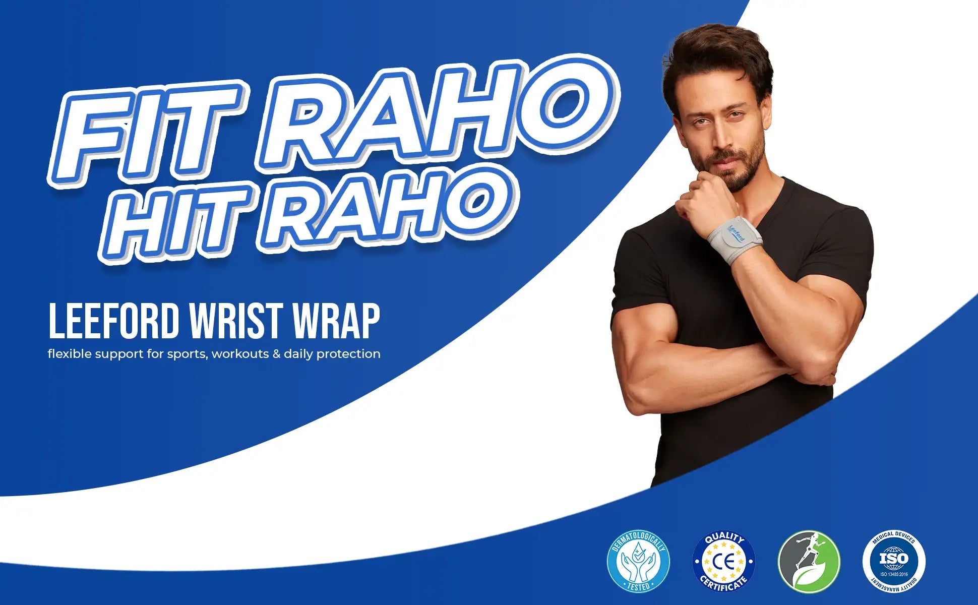 stay fit with leeford wrist wrap neoprene