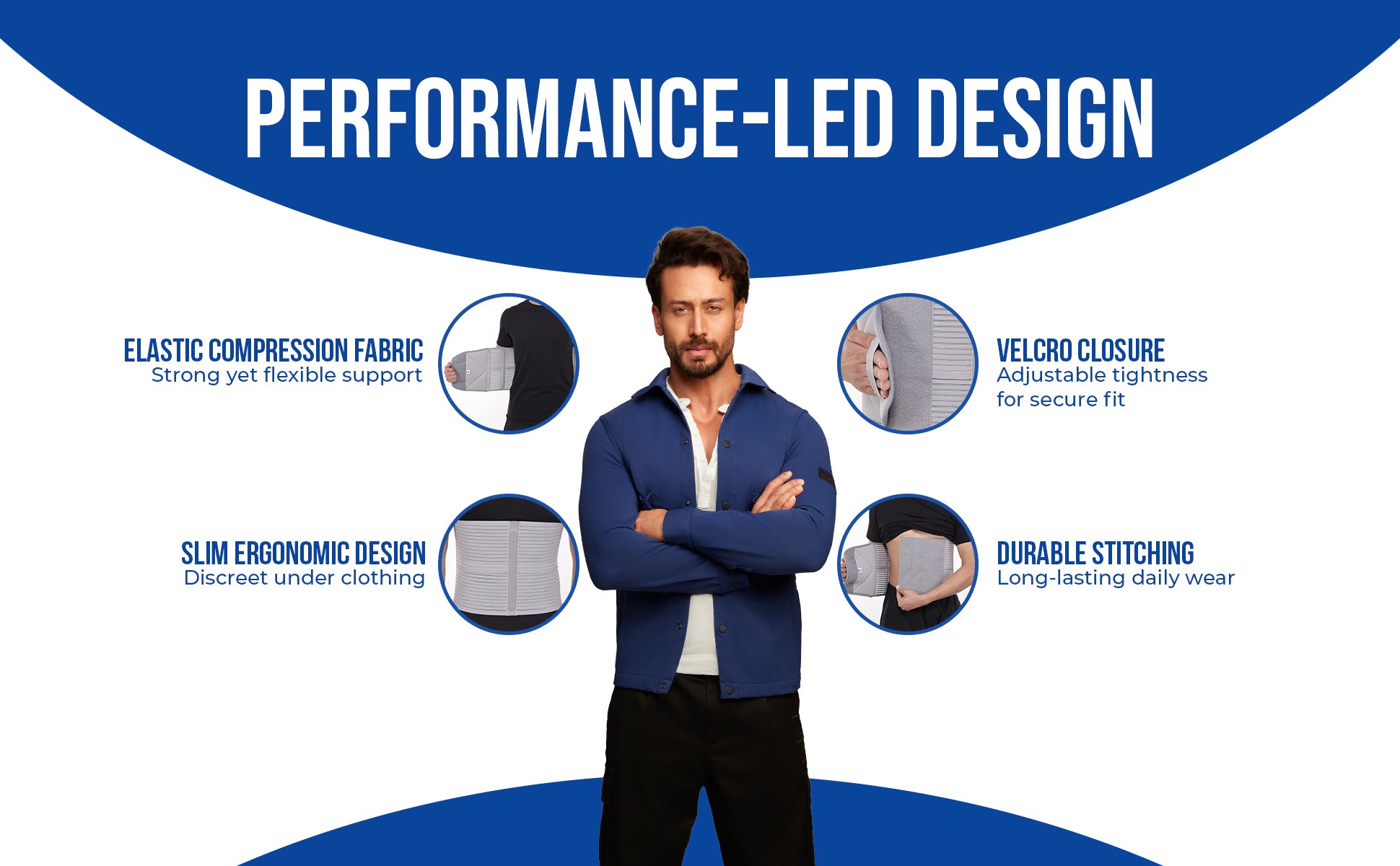 abdominal belt performance led design