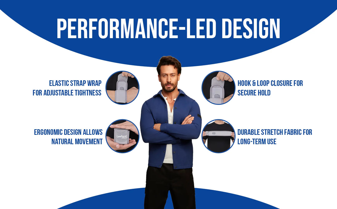 leeford wrist wrap with performance led design like elastic strap wrap
