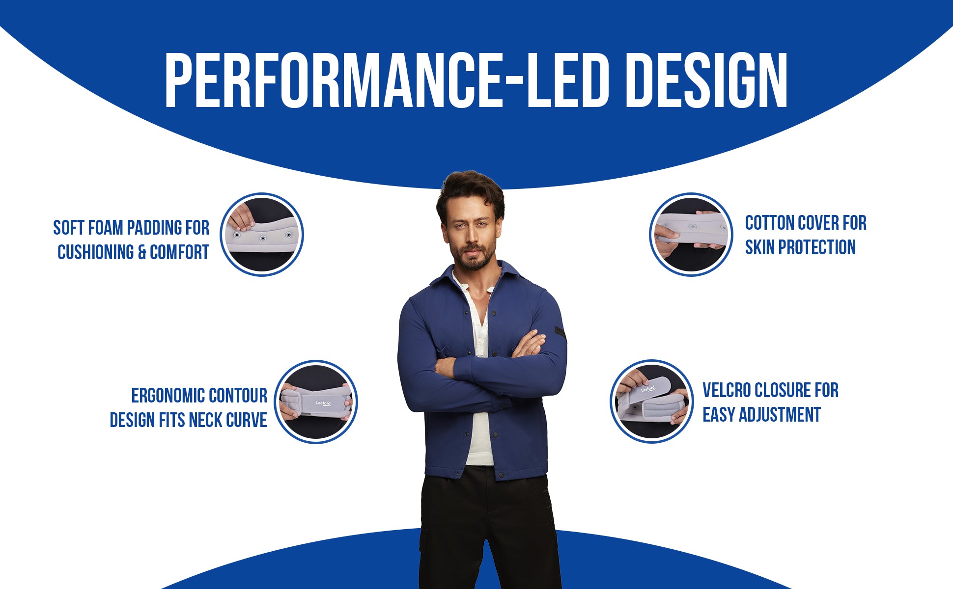 cervical collar performance led design features