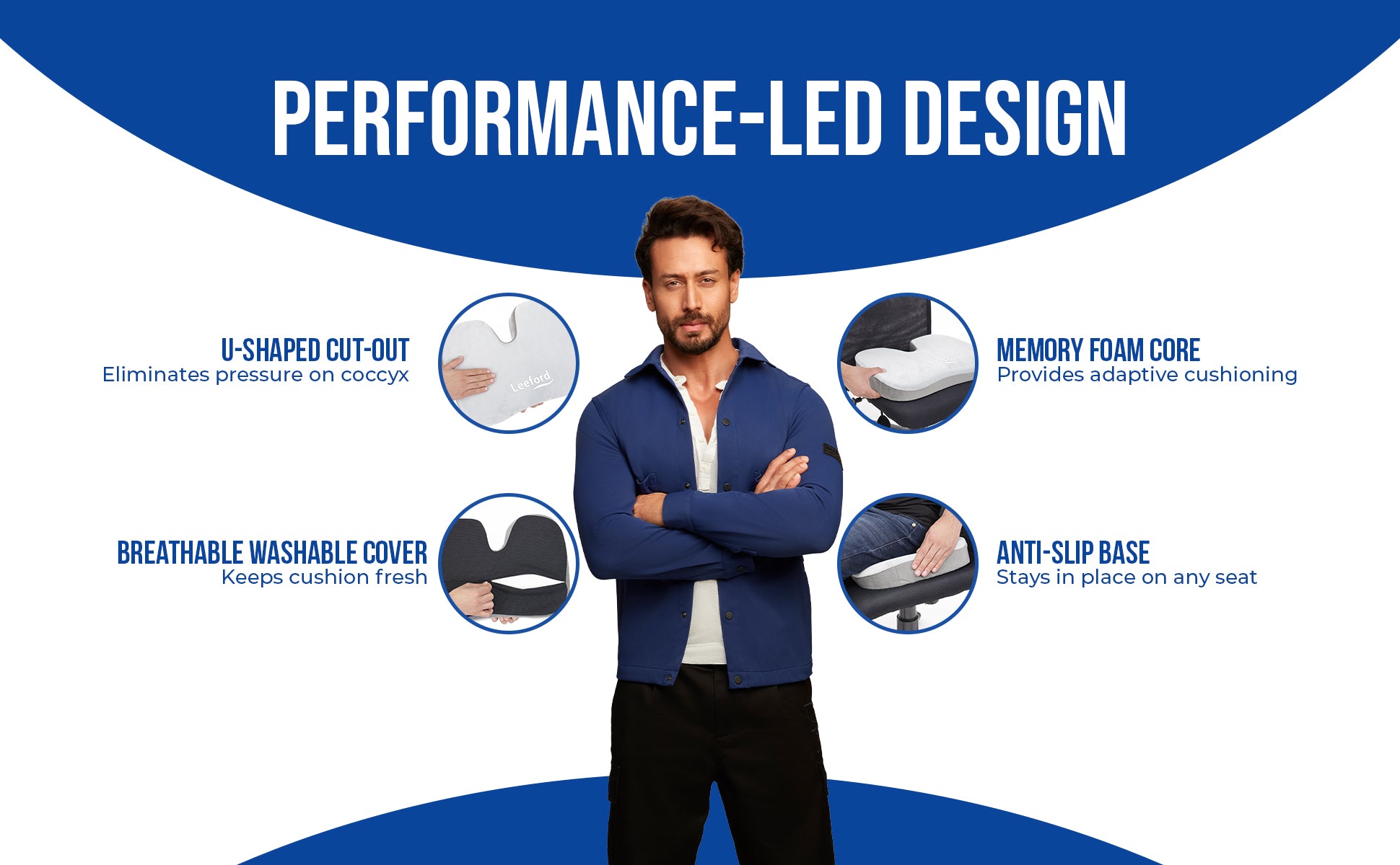 coccyx seat performance led design