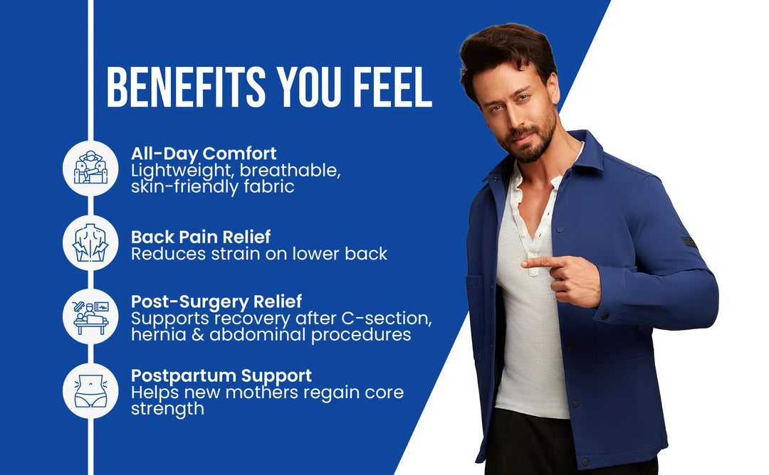 leeford abdominal belt benefits like reduces strain on lower back