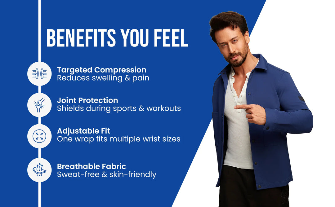 leeford wrist wrap benefits like targeted compression