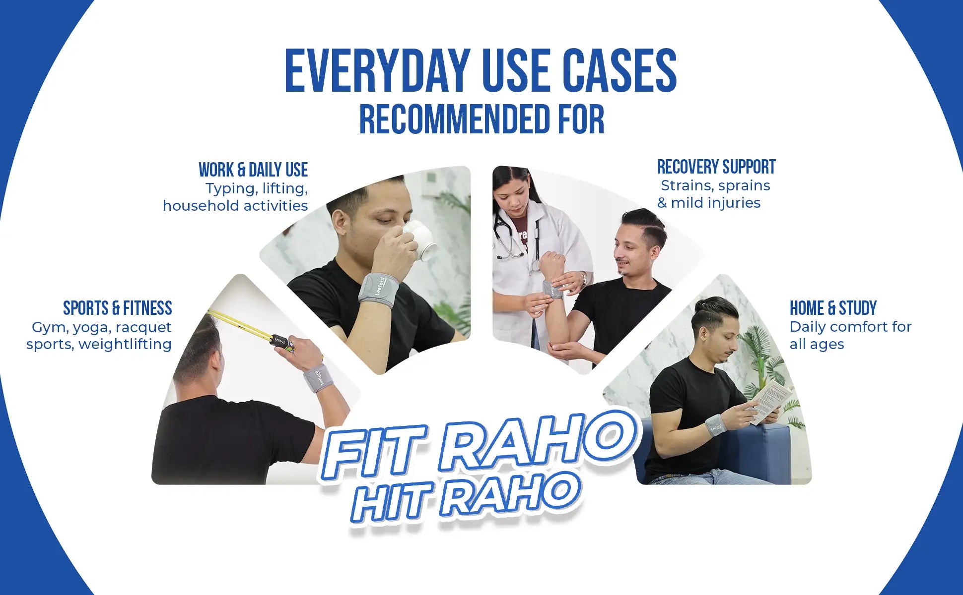 wrist wrap neoprene everyday use cases