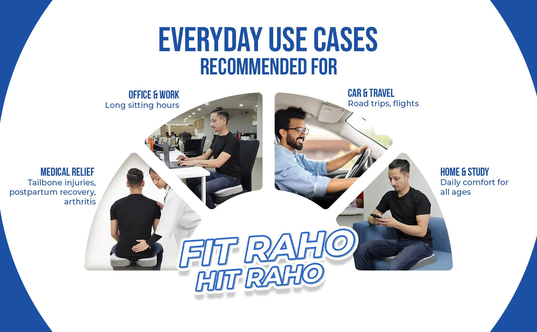 coccyx seat for tailbone everyday use cases 