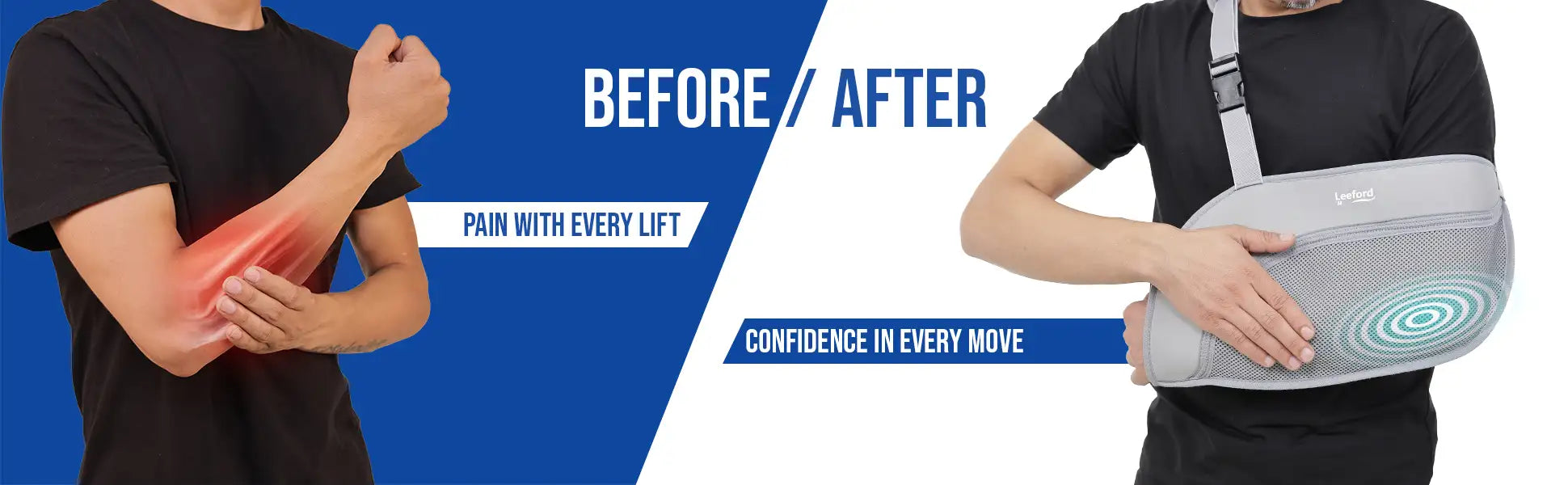 before and after effects of Arm sling baggy