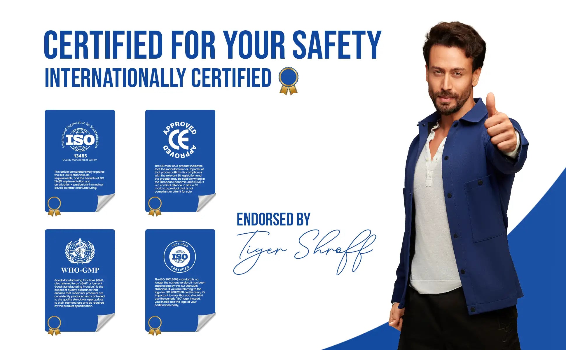 Arm sling baggy internationally certified