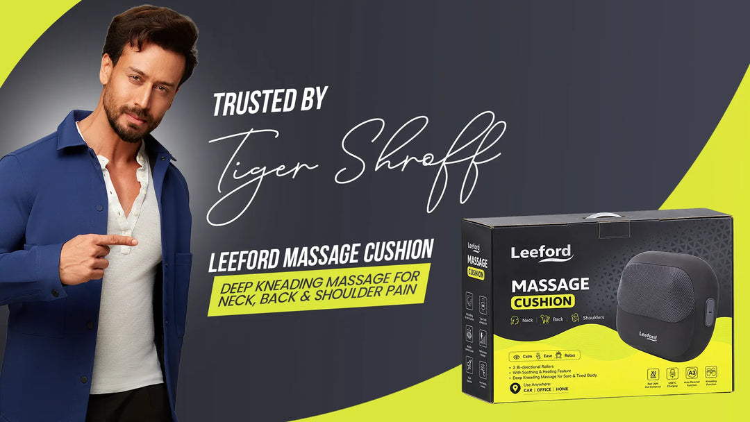 leeford massage cushion trusted by tiger shroff