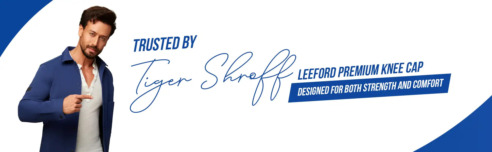 plain knee cap trusted by tiget shroff