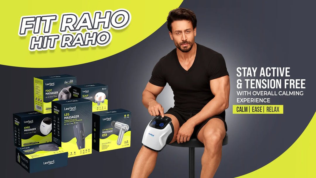 stay active and tension free with leeford knee massager