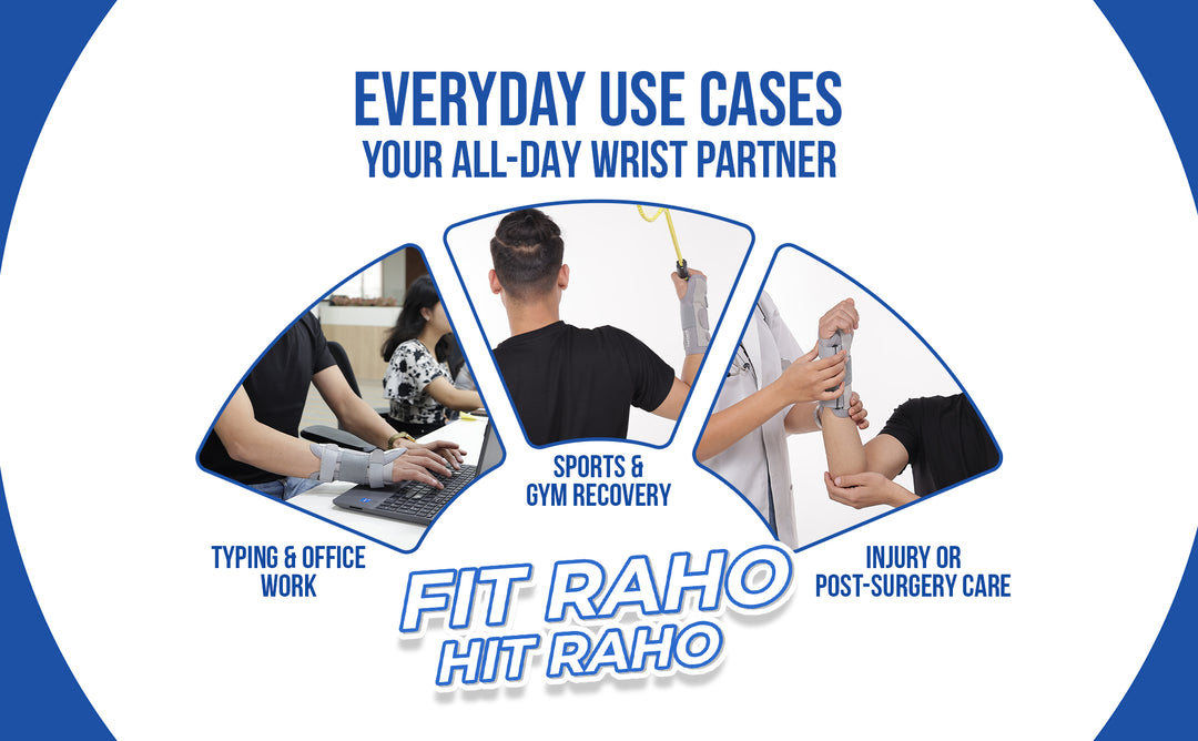 wrist splint everyday use cases for typing sports injury recovery