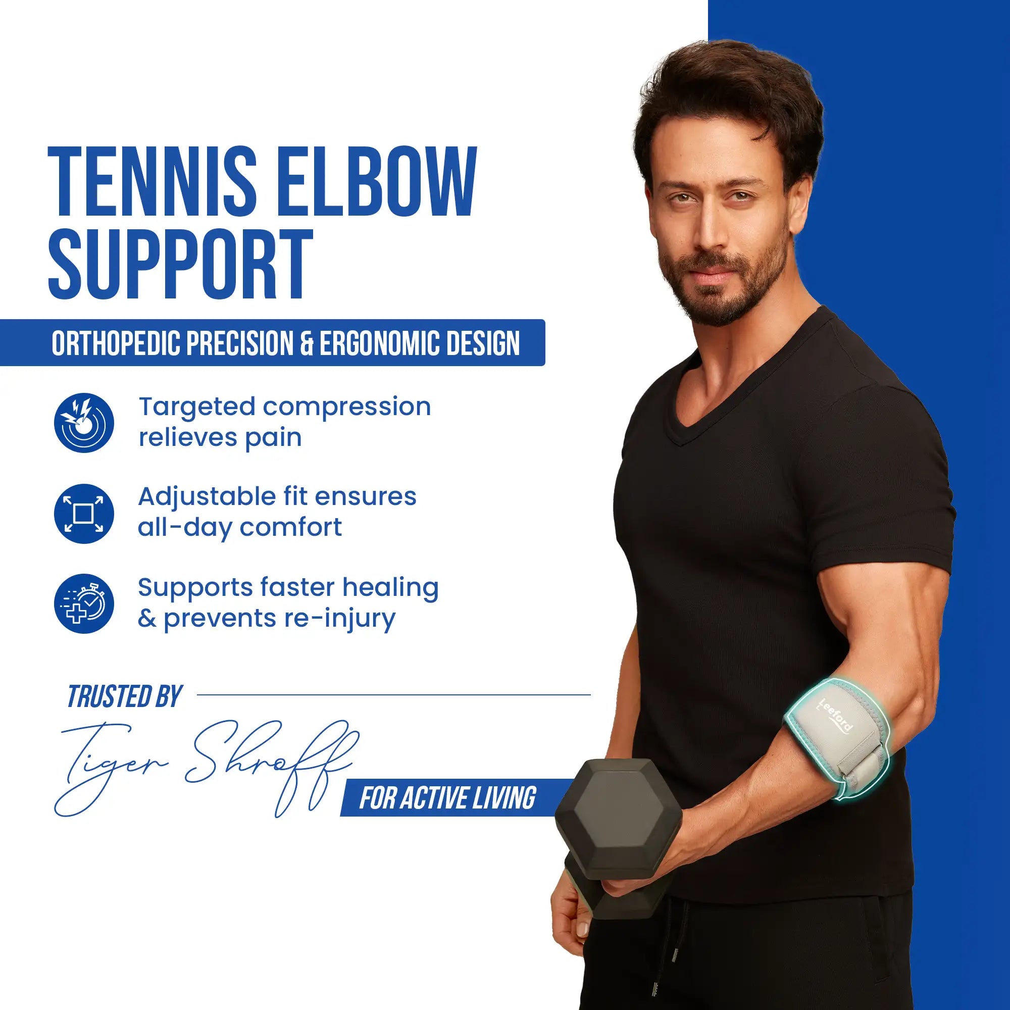 tennis elbow support effects