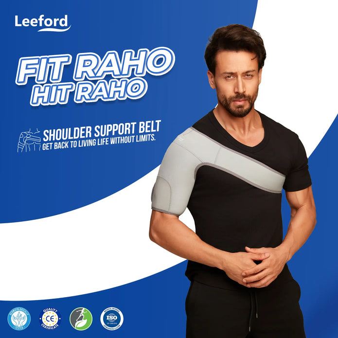 stay fit with shoulder support belt in daily life 
