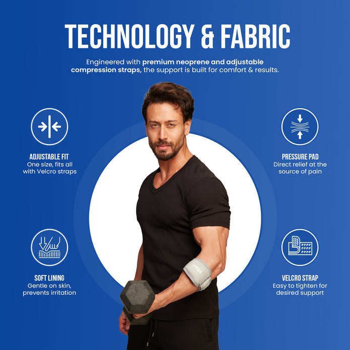 Tennis Elbow Support | Neoprene, Targeted Compression