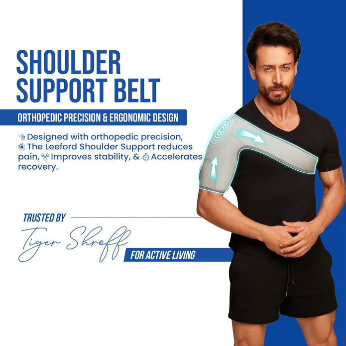 shoulder support belt with orthopedic precision n ergonomic design