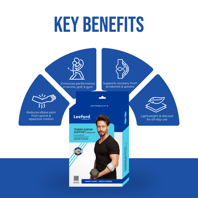 Tennis Elbow Support | Neoprene, Targeted Compression